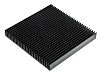 Heatsink, Universal Rectangular Alu, 1.65 → 0.7K/W, 200 x 200 x 25mm
