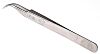 Weller Erem 120 mm, Stainless Steel, Pointed; Bent; Curved; Relived, Tweezers