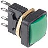ITW Switches 49-59 Single Pole Double Throw (SPDT) Momentary Clear LED Push Button Switch, IP67, 16 (Dia.)mm, Panel