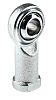RS PRO M16 x 2 Female Steel Rod End, 16mm Bore, 83mm Long, Metric Thread Standard