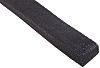 RS PRO Black Foam Tape, 25mm x 10m, 10mm Thick
