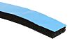 RS PRO Black Foam Tape, 12mm x 15m, 4.8mm Thick