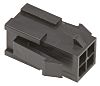 Pouzdro konektoru, řada: Micro-Fit 3.0, číslo řady: 43020, rozteč: 3mm, počet kontaktů: 4, počet řad: 2, orientace