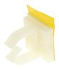 Abrazadera de cable RS PRO, , Natural, Nylon 66, , Adhesivo, 11.2 x 12.7mm