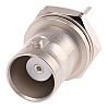 Telegartner 50Ω Straight Panel Mount, BNC ConnectorBulkhead Fitting, jack
