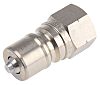 Parker Stainless Steel Male Hydraulic Quick Connect Coupling, G 3/8 Female