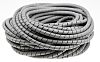 Organizador de cable en espiral, HellermannTyton, Gris, Poliolefina, diámetro 9.6 → 19.2mm