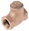 RS PRO Bronze Single Check Valve, BSPT 1in, 25 bar