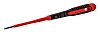 Bahco Flat Standard Screwdriver 0.4 x 2.5 mm Tip, VDE 1000V Approved