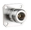 Radiall 50Ω Straight Panel Mount, N Connector , jack