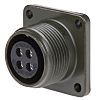 Amphenol, MS3102A 4 Way Box Mount MIL Spec Circular Connector Receptacle, Socket Contacts,Shell Size 14S, Screw