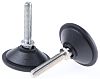 Nu-Tech Engineering Adjustable Feet A040/012 M8 40mm, 50mm Dia. PA Reinforced Nylon, Zinc Plated Steel 450kg Static