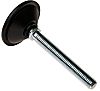 Nu-Tech Engineering Adjustable Feet A040/016 M10 75mm, 50mm Dia. PA Reinforced Nylon, Zinc Plated Steel 500kg Static