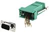 RS PRO D Sub Adapter Male 9 Way D-Sub to Female RJ45