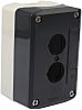 Schneider Electric Serie Harmony XALD, Kunststoff Steuerstation Leergehäuse, Grau, 2 x Ø 22mm, 106 x 68 53 mm, IP66,
