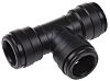 JG Speedfit Equal Tee PVC Pipe Fitting, 22mm