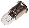 Midget Flange Indicator Light, Clear, 14 V, 80 mA, 15000h