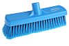 Vikan Broom, Blue With PET Bristles for Dry Areas