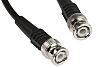 TE Connectivity Male BNC to Male BNC RG58 Coaxial Cable, 50 Ω