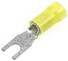 TE Connectivity, PLASTI-GRIP Insulated Crimp Spade Connector, 2.6mm² to 6.6mm², 12AWG to 10AWG, M4 Stud Size Vinyl,