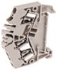 Weidmuller Beige ZDU Feed Through Terminal Block, 26 → 12 AWG, 2.5mm², 800 V