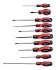 RS PRO Engineers Slotted Flared' Slotted Parallel' Pozidriv Screwdriver Set 10 Piece