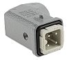 HARTING Panel Kit, 3 + PE Way, 10.0A, Male, Han A, 230 → 400 V