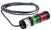 Werma 693 Series Red/Green Signal Tower, 2 Lights, 24 V dc, Surface Mount, Tube, Wall Mount