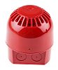 Klaxon Sonos Red 32 Tone Electronic Sounder, 9 → 60 V dc, 106dB at 1 Metre, Surface Mount, IP65