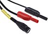 Cable de prueba con conector de 4 mm Staubli, Macho-Macho, 300V, 1m