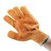 BM Polyco Orange PVC Coated PVC Work Gloves, Size 10, Large, 10 Gloves