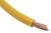 RS PRO Yellow 10 mm² Tri-rated Cable, 7 AWG, 80/0.4 mm, 25m, PVC Insulation