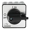 Siemens 3P Pole Panel Mount Isolator Switch - 16A Maximum Current, 7.5kW Power Rating, IP65