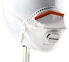 Honeywell Safety Disposable Face Mask for General Purpose Protection, FFP3, Valved, Fold Flat, 10 per Package