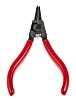 RS PRO Chrome Molybdenum Steel Pliers, Circlip Pliers, 135 mm Overall Length