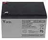 Y12-12FR, Yuasa 12V Tab Sealed Lead Acid Battery, 12Ah