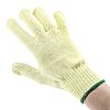 BM Polyco Touchstone Yellow Kevlar Work Gloves, Size 8, Medium, 2 Gloves