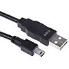 Molex Male USB A to Male Mini USB B Cable, USB 2.0, 1m