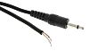 Switchcraft 3.5 mm Mono Male Jack to Stripped & Tinned Audio Cable Assembly