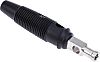 Hirschmann Test & Measurement Black Male Banana Plug - Solder Termination, 30 V ac, 60V dc, 30A