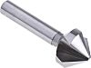 Avellanador cónico a 90° Dormer, HSS, cabezal de 25mm de 3 ranuras, longitud 67 mm, piezas