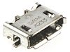 TE Connectivity, Right Angle, SMT, Socket Type Micro AB 2.0 USB Connector