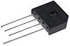Rectificador en puente, KBU807G T0, Monofásico, 8A 1000V, KBU, 4 pines