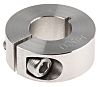 Huco Collar One Piece Clamp Screw, Bore 16mm, OD 34mm, W 13mm, Stainless Steel