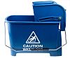 20L Plastic Blue Mop Bucket With Handle