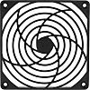 Copertura protettiva RS PRO in PBT, 120 x 120mm, ventola da 120mm