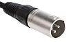 RS PRO XLR Cable Assembly 5m Black Female XLR to Male XLR