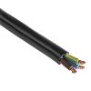 RS PRO 3 Core Power Cable, 1.5 mm², 25m, Black Silicone Sheath, YGZ, 20 A, 450 V