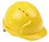 Casque de sécurité JSP Ventilé en HDPE Jaune, gamme EVO2