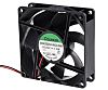 Sunon EE Series Axial Fan, 24 V dc, DC Operation, 56m³/h, 1.3W, 52mA Max, 80 x 80 x 25mm